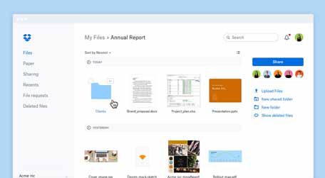 網頁設計ropbox重新設計UI更好的用戶體驗 網頁設計ropbox重新設計UI更好的用戶體驗